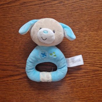 Hochet doudou chien gipsy