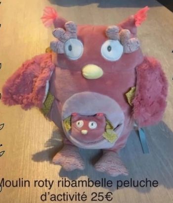 Peluche d’activité moulin roty