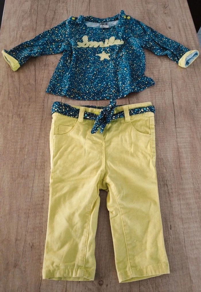 Petites ballerines bébé fille bleu marine taille 0/3 mois Tape à l'oeil - photo numéro 3