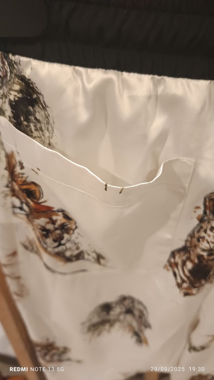 Pantalon en soie Pinko motifs  animaliers - photo numéro 5
