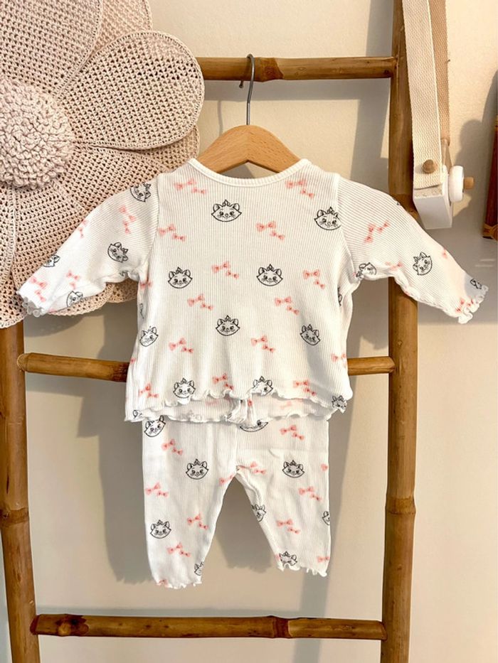 Pyjama côtelé motif Mary orchestra 6 mois