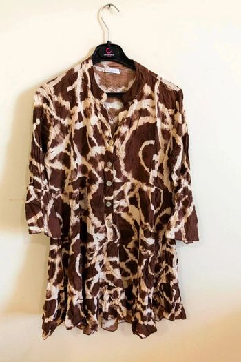 C46 robe imprimée Made in Italy T2