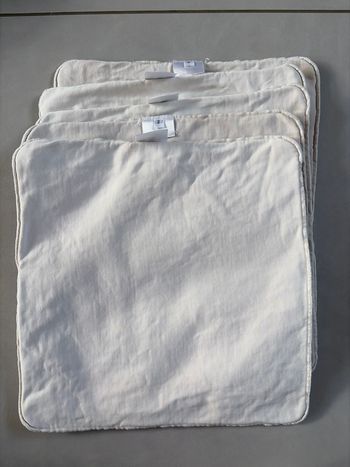 Lot de 5 inserts en coton hamac taille 2