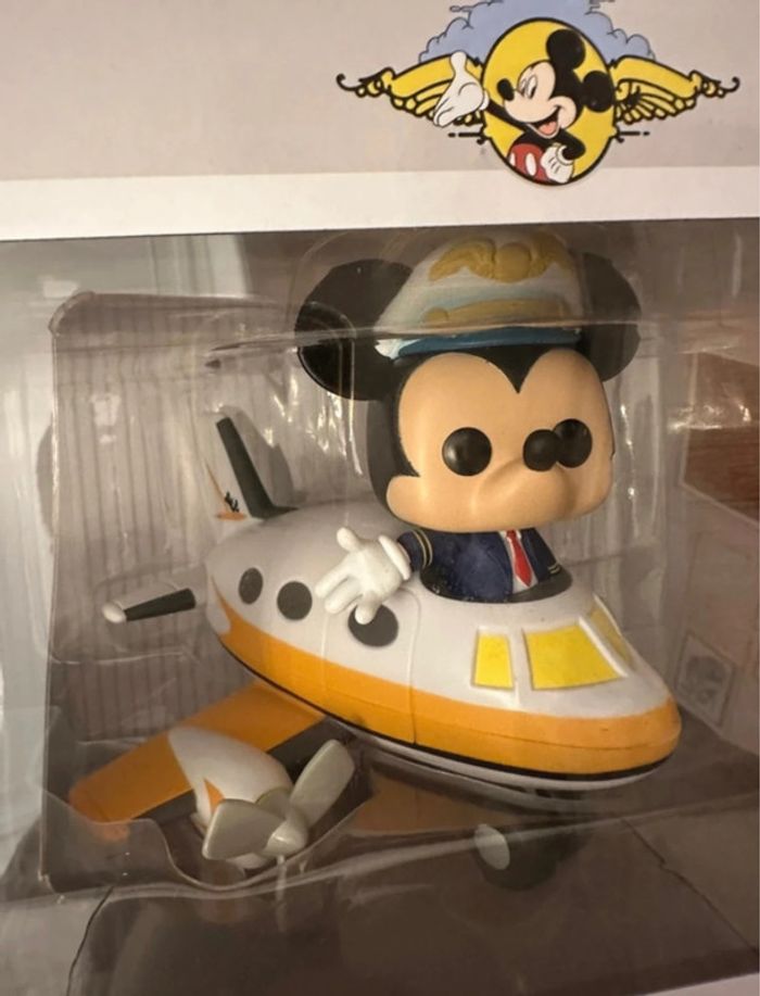 NEUF Coffret grande Funko Pop Rides 292 Mickey in the Mouse pilote avion Disney figurine vinyle
