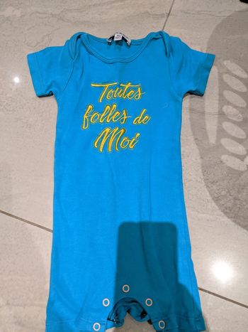 Combishort bulle de BB 18 mois