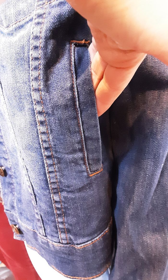Jolie veste en Jeans pour femme Taille 38 La Redoute - photo numéro 5