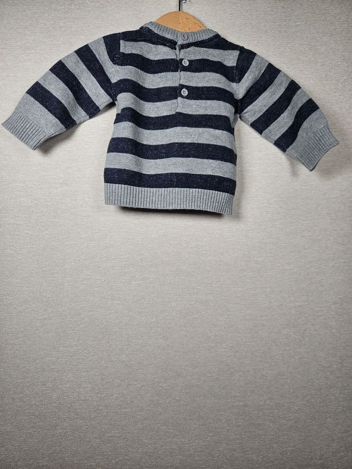 Pull en maille lulu castagnettes 3 mois 60 cm - photo numéro 5