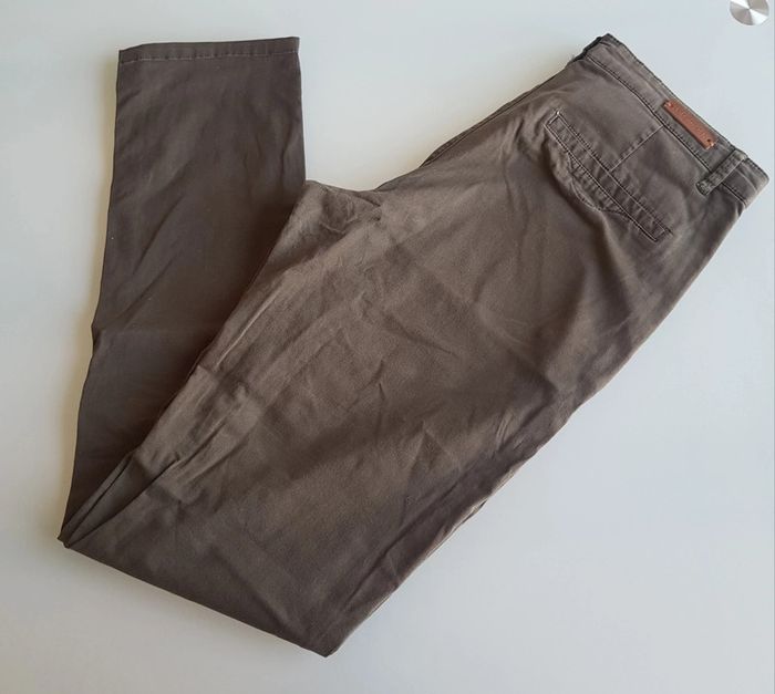 Pantalon d'été kaki promod taille 38 - photo numéro 2