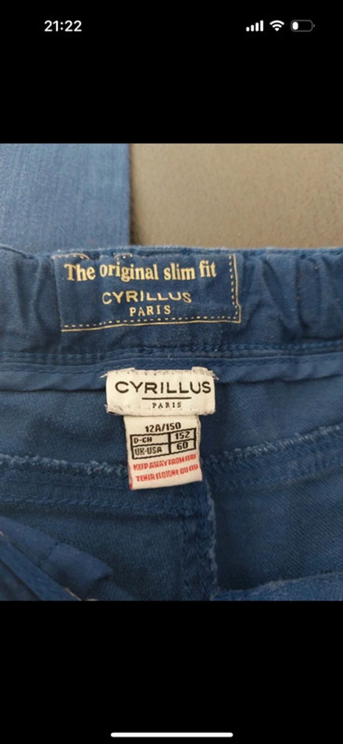 Jeans Cyrillus taille 12 ans - photo numéro 3