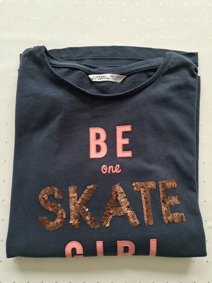 T-Shirt manches Longues Taille 11-12 Ans(152 cm) marque TIFFOSI - photo numéro 2