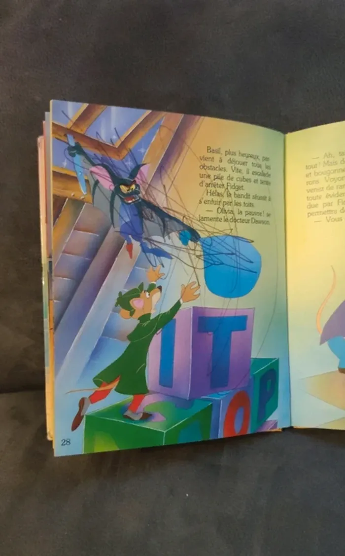 Livre Disney vintage dressing Basil detective privé - photo numéro 7
