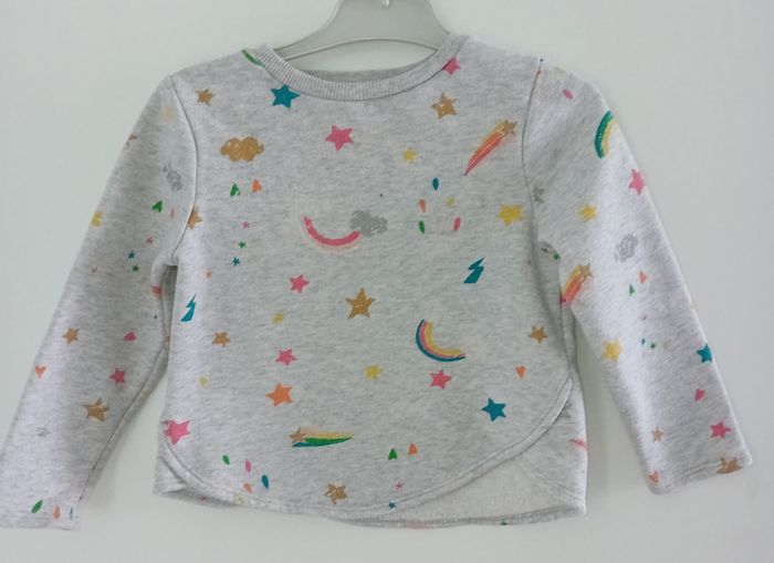 Kiabi sweat d'hiver 3 ans fille - photo numéro 2