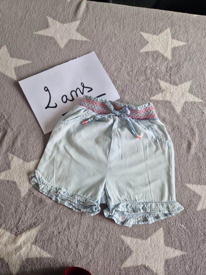 Short jeans fille