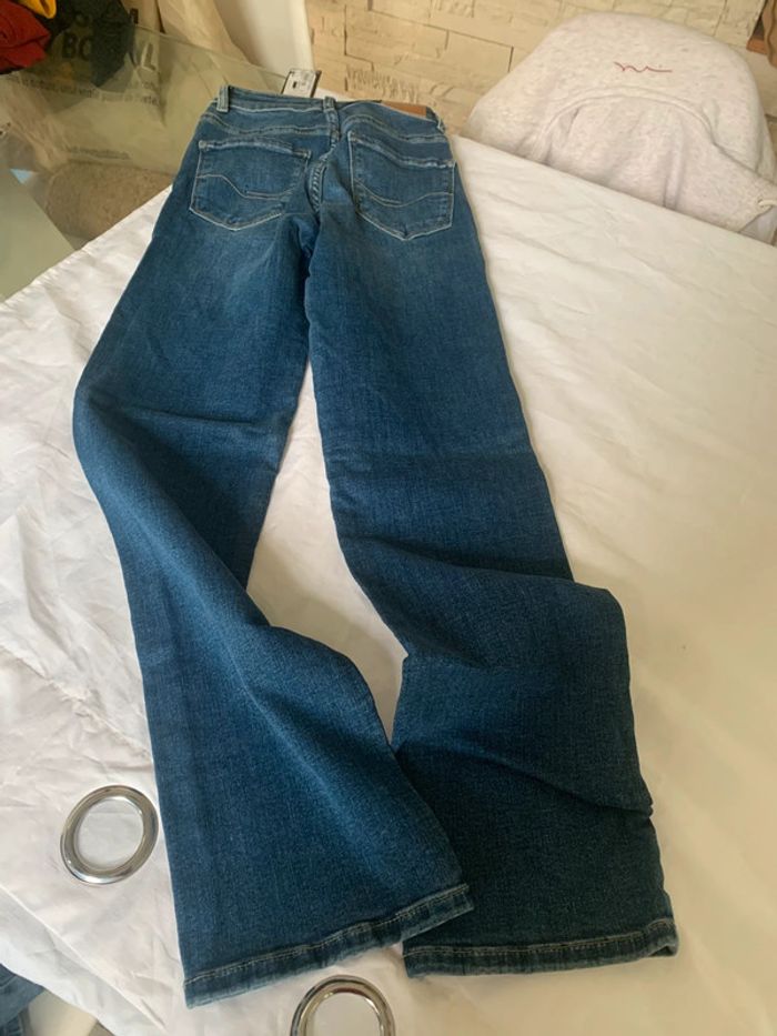 Jean vera moda taille XS bleu foncé straight - photo numéro 3