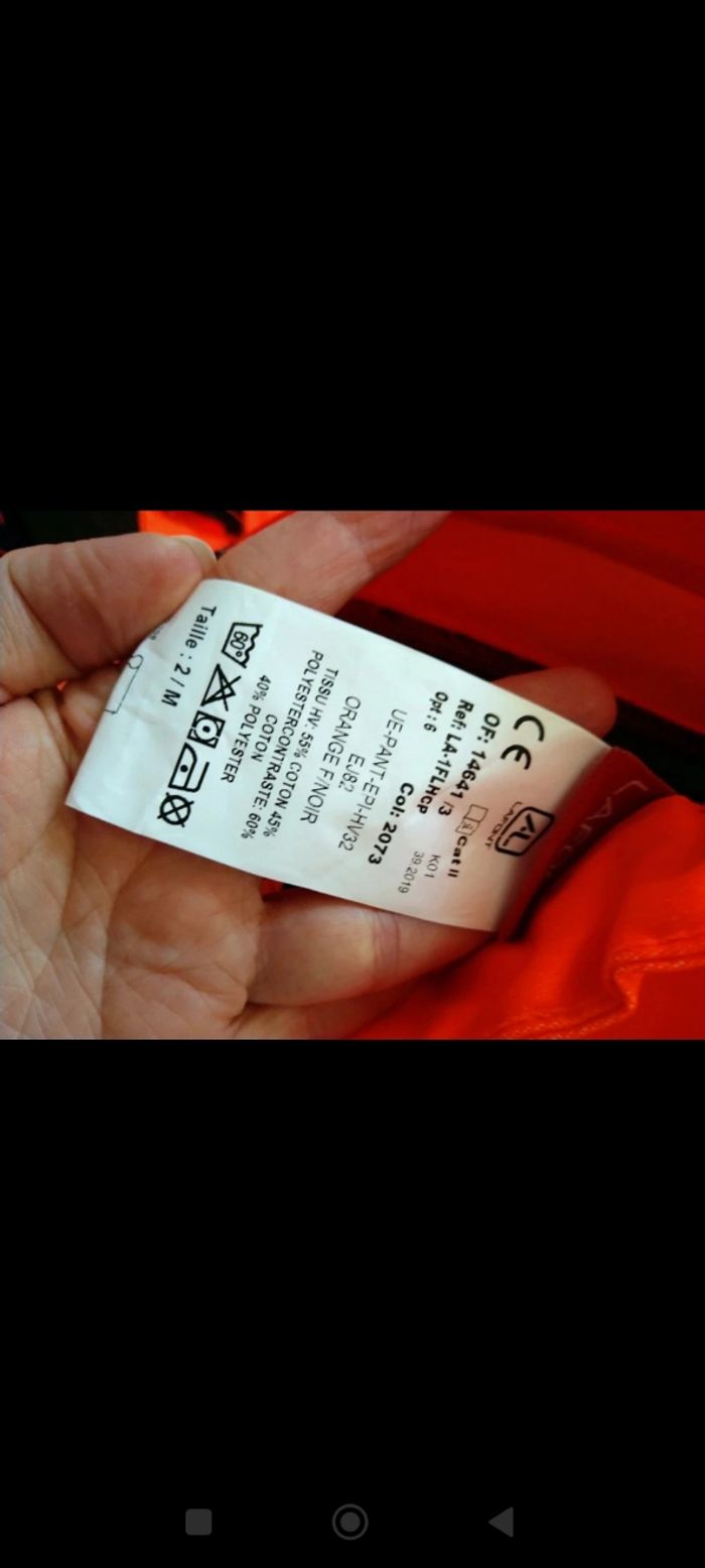 Pantalon de travail de taille M. - photo numéro 2