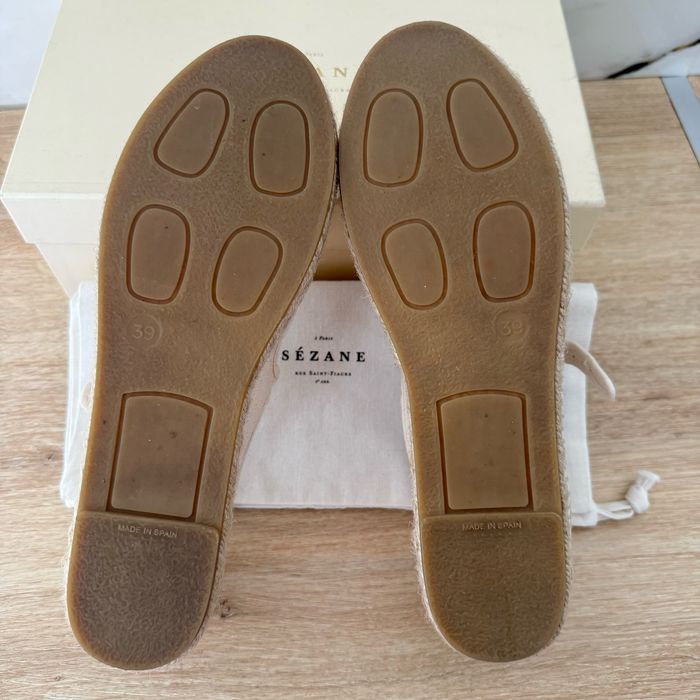 Paire d’espadrilles Sézane Mariana lin. Pointure 39. Neuve. - photo numéro 4