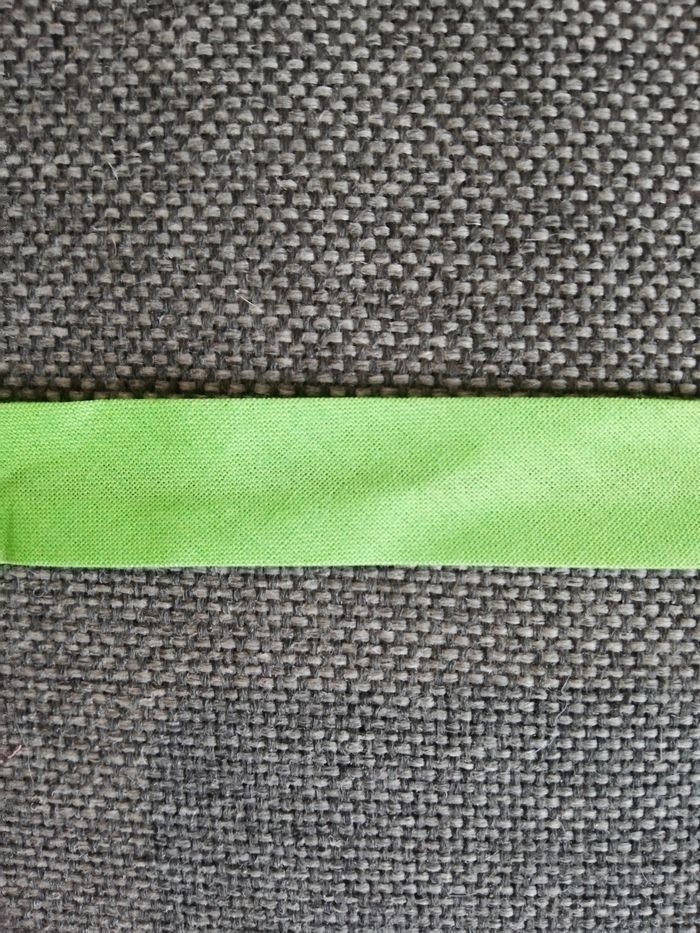 Rouleau de 17m25 de biais vert plier 20mm de large - photo numéro 2
