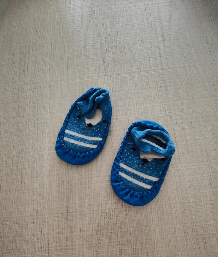 4 paires de chaussons chaussettes bébé - photo numéro 5