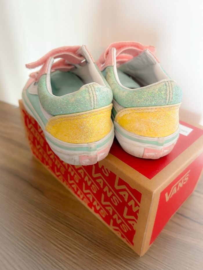 Vans pailleté multicolore scratch taille 30.5 - photo numéro 5