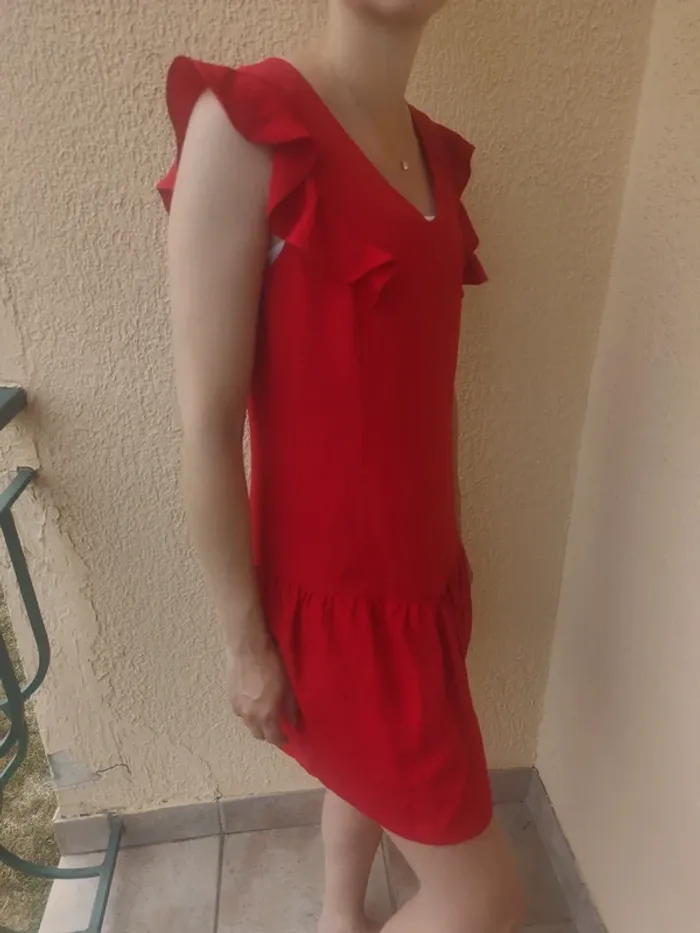 Robe rouge Etam 34 - photo numéro 2