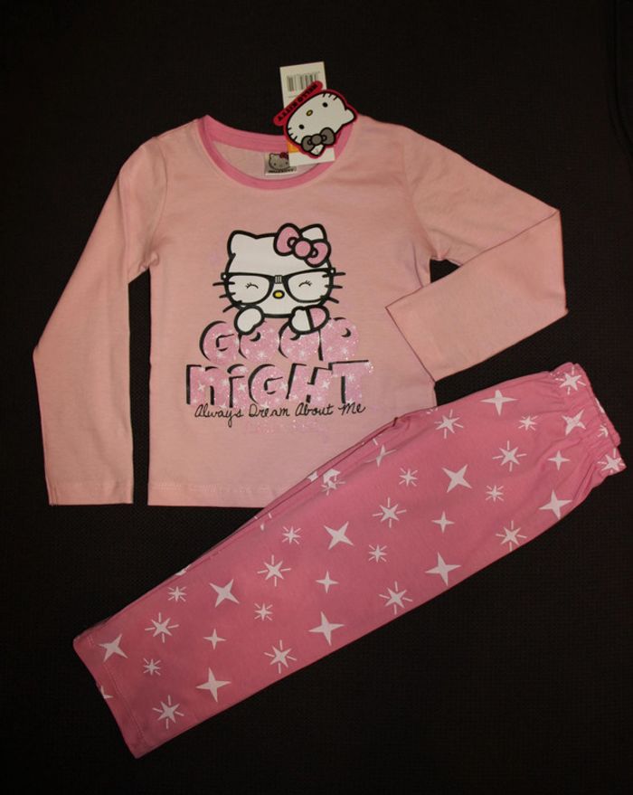 pyjama fille rose hello kitty sanrio
