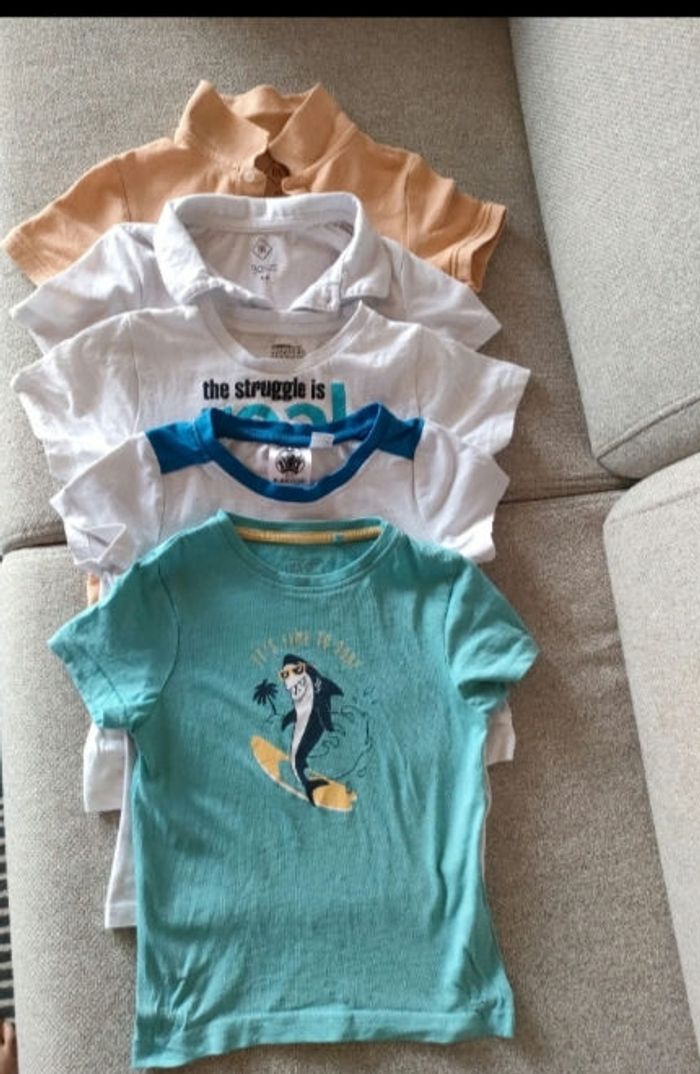 Lots de t-shirts enfant