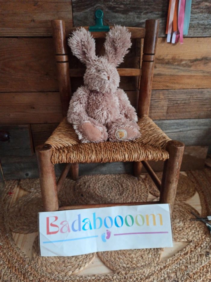 Peluche Jojo lapin moulin roty les lapins tbe