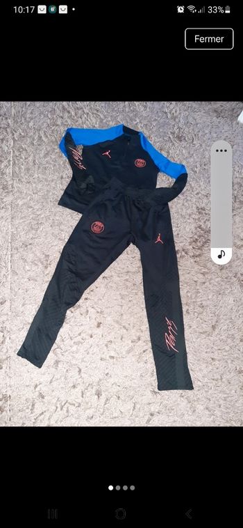 Survêtement psg taille 9 ans