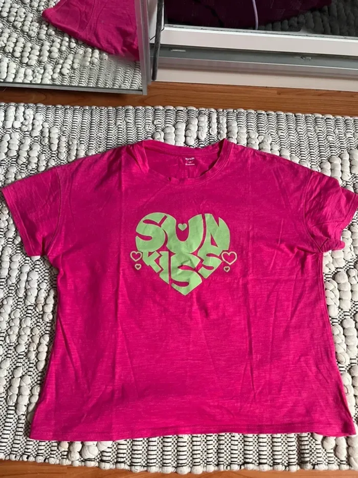 Teeshirt Rose Kiabi