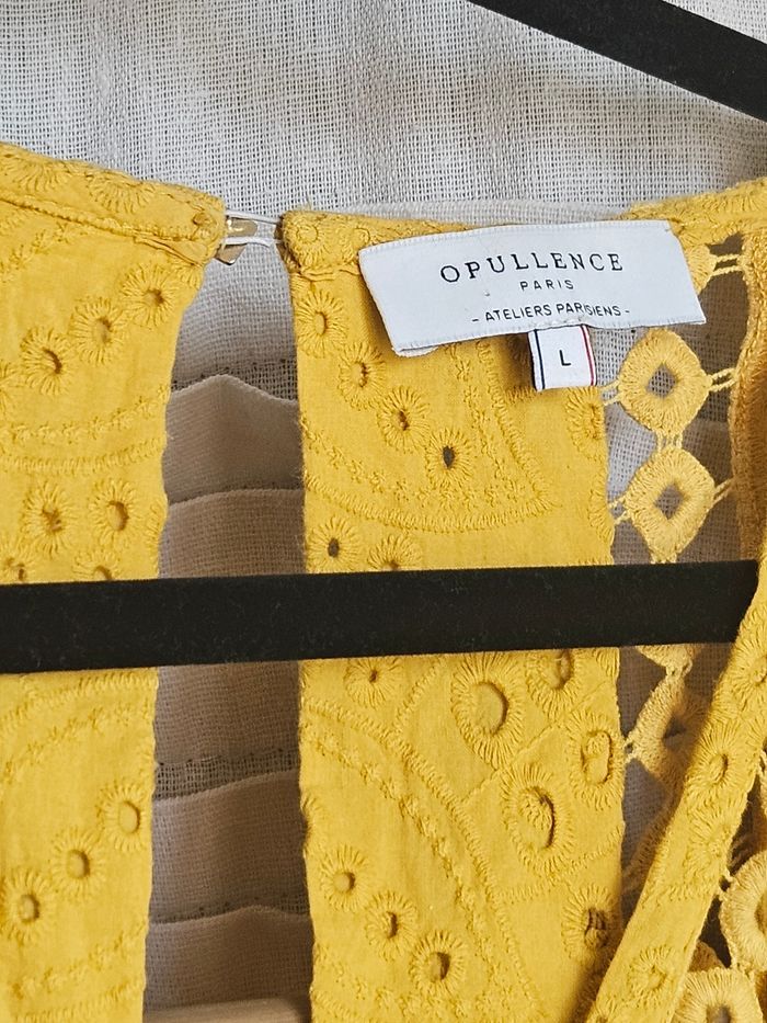 Robe broderie anglaise Taille L - photo numéro 4