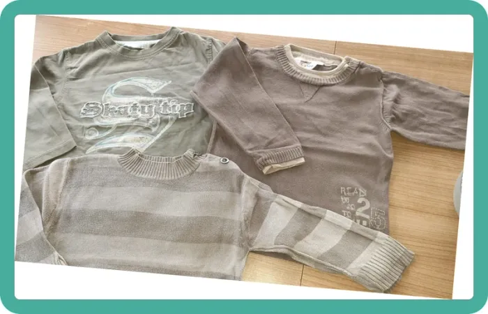 Lot de pulls 2 ans Kaki