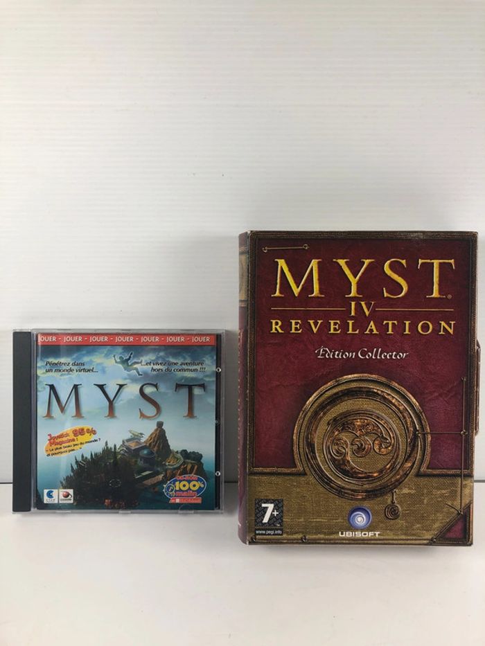 Myst IV Révélation édition collector et Myst PC
