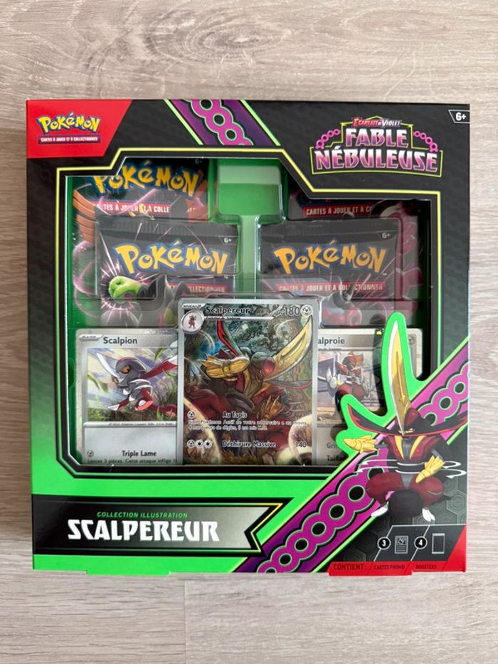 Coffret Pokémon Scalpereur Fable Nébuleuse EV6.5 FR