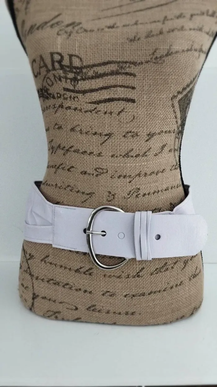 Ceinture souple lilas femme 90 cm - photo numéro 3