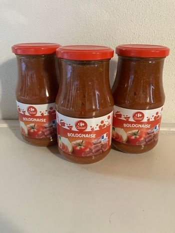 3 pots gourmands sauce bolognaise 