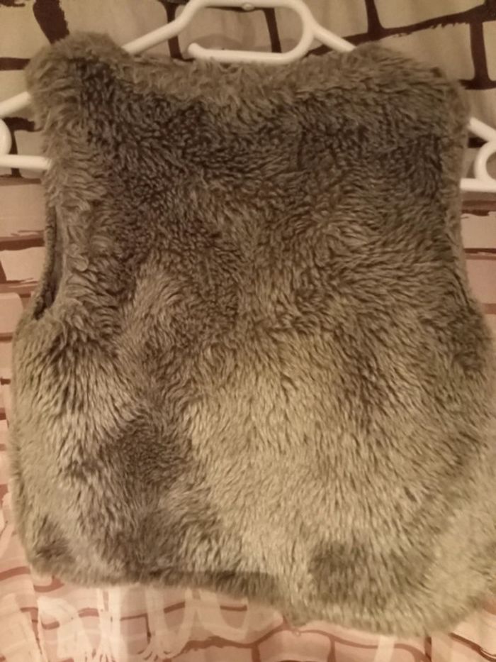 Gilet gris fille - photo numéro 2
