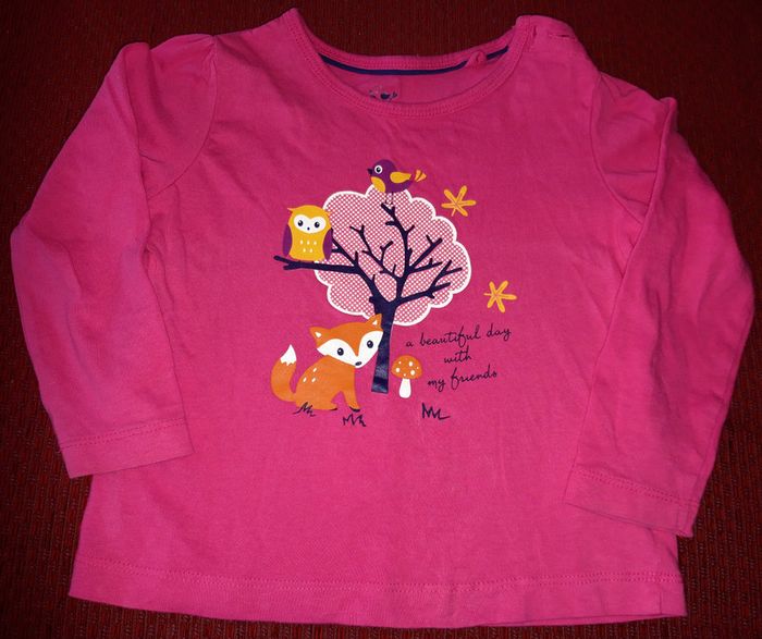 Haut de pyjama fille 12-24 mois / 86-92 /Lupilu