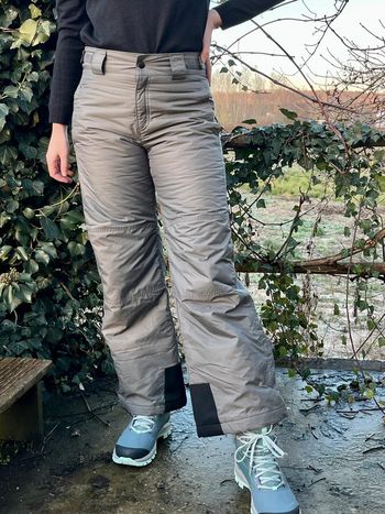 Pantalon de ski taille mi haute évasé, gris - Columbia