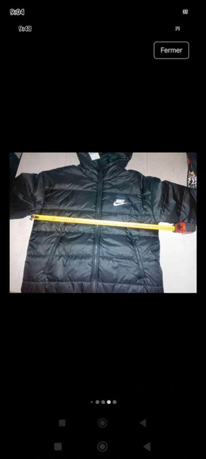 Doudoune longue Nike taille M - photo numéro 8