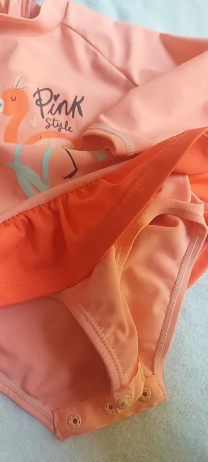 Maillot de bain bébé fille 9 mois - photo numéro 3