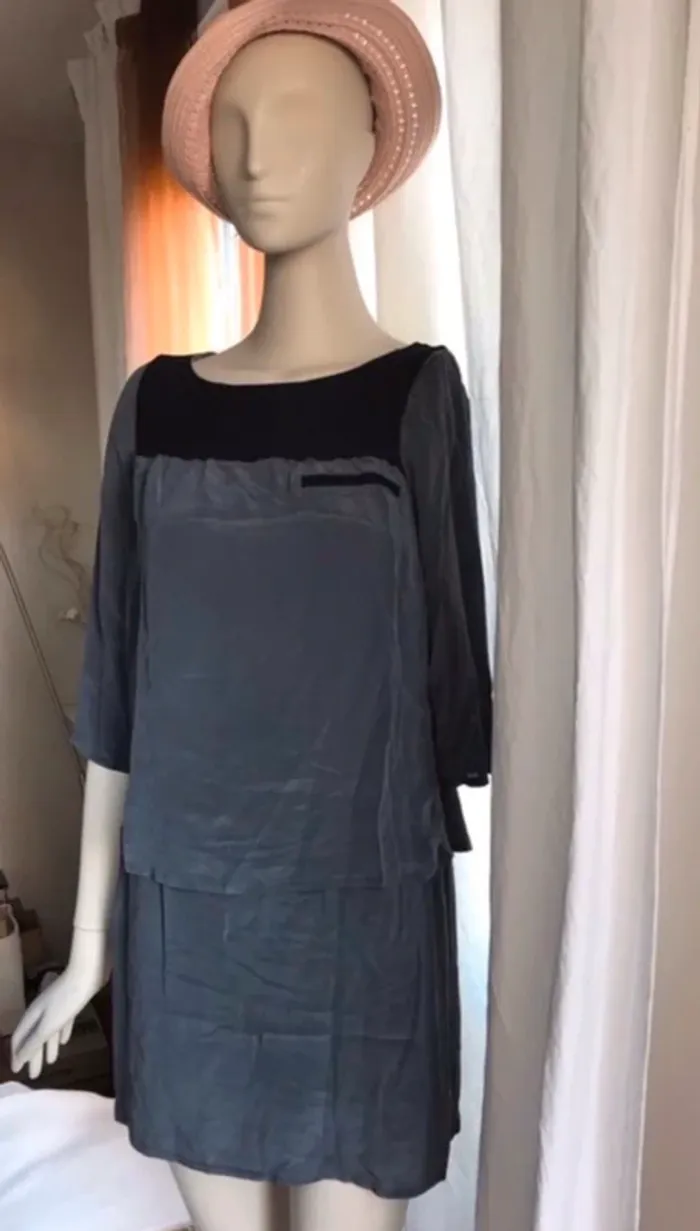 Robe noire et grise Kookai - photo numéro 4