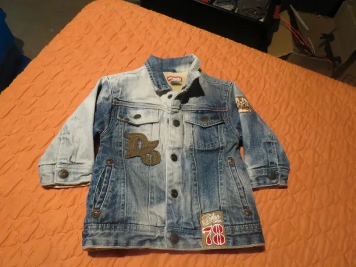 veste en jeans garçon taille 12 mois - photo numéro 2
