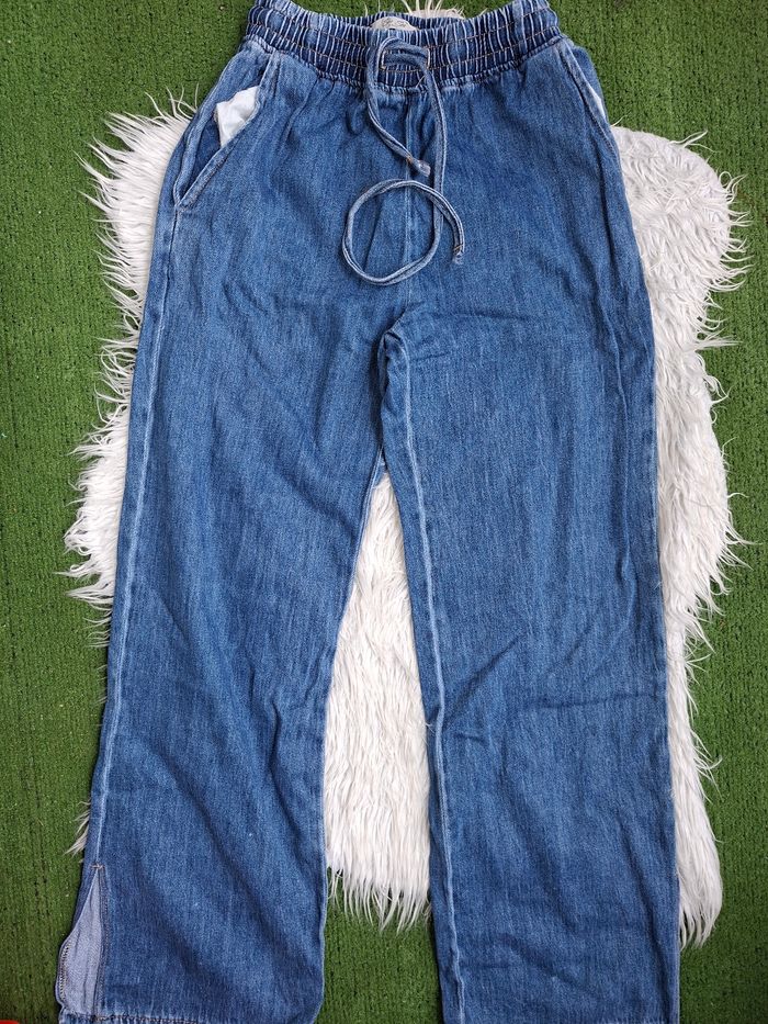 Pantalon jambe large femme