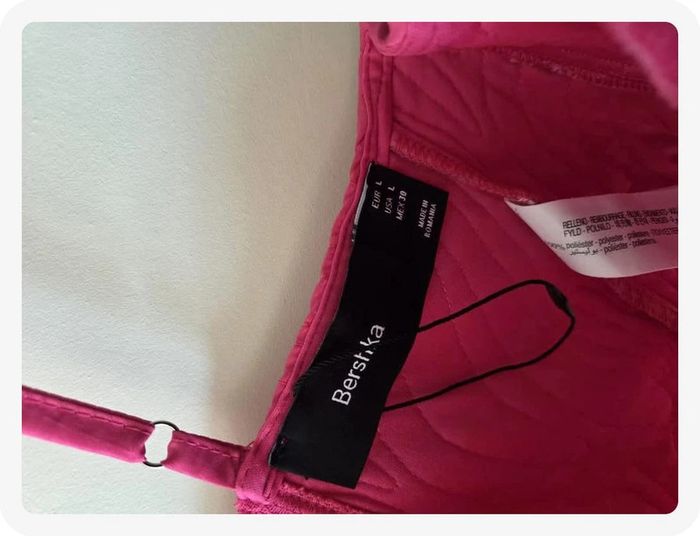 tops court Bershka rose taille L - photo numéro 5