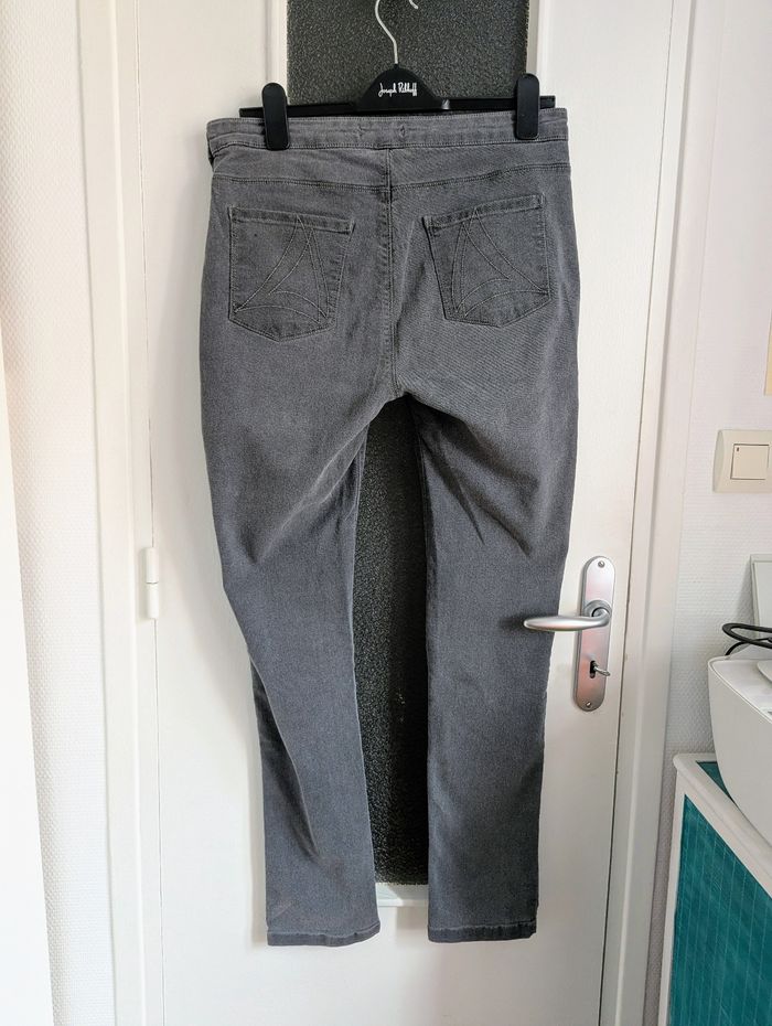 Pantalon gris skinny terre de marins taille 44 - photo numéro 2