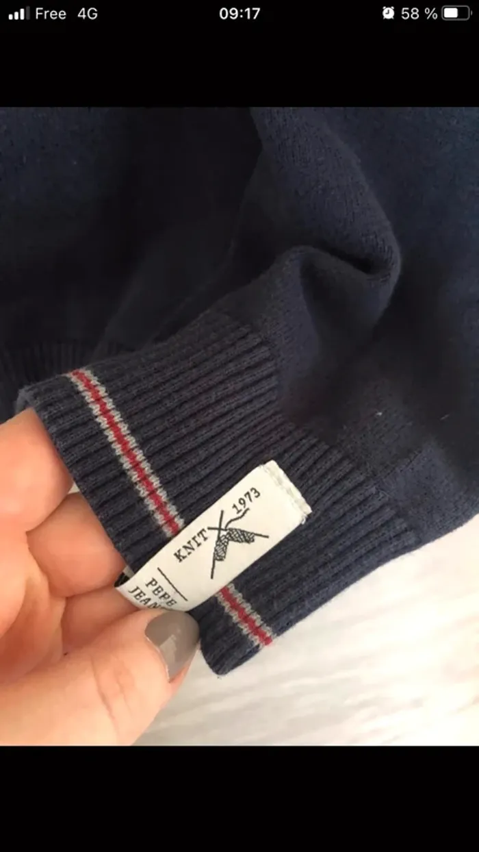 Pull pepe jeans taille S - photo numéro 3