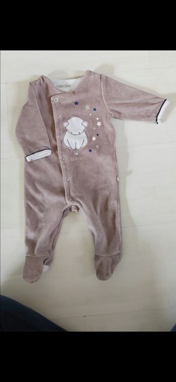 Pyjama Obaïbi taille 3 mois