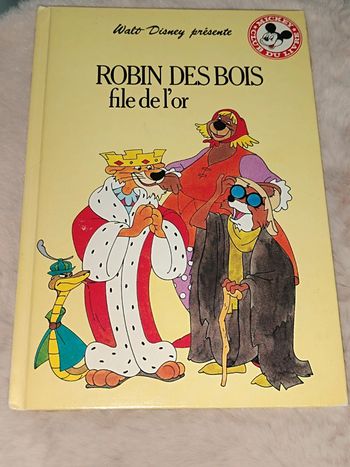 Livre Walt Disney-Robin des Bois🤎mickey Club