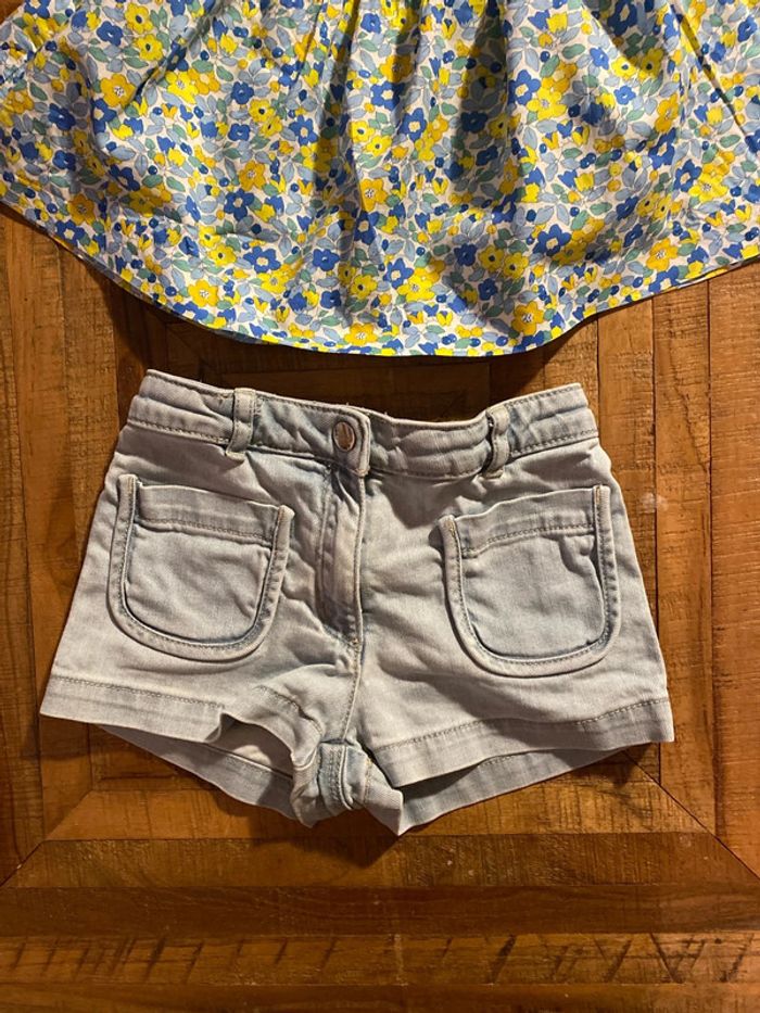 Short jean clair jacadi