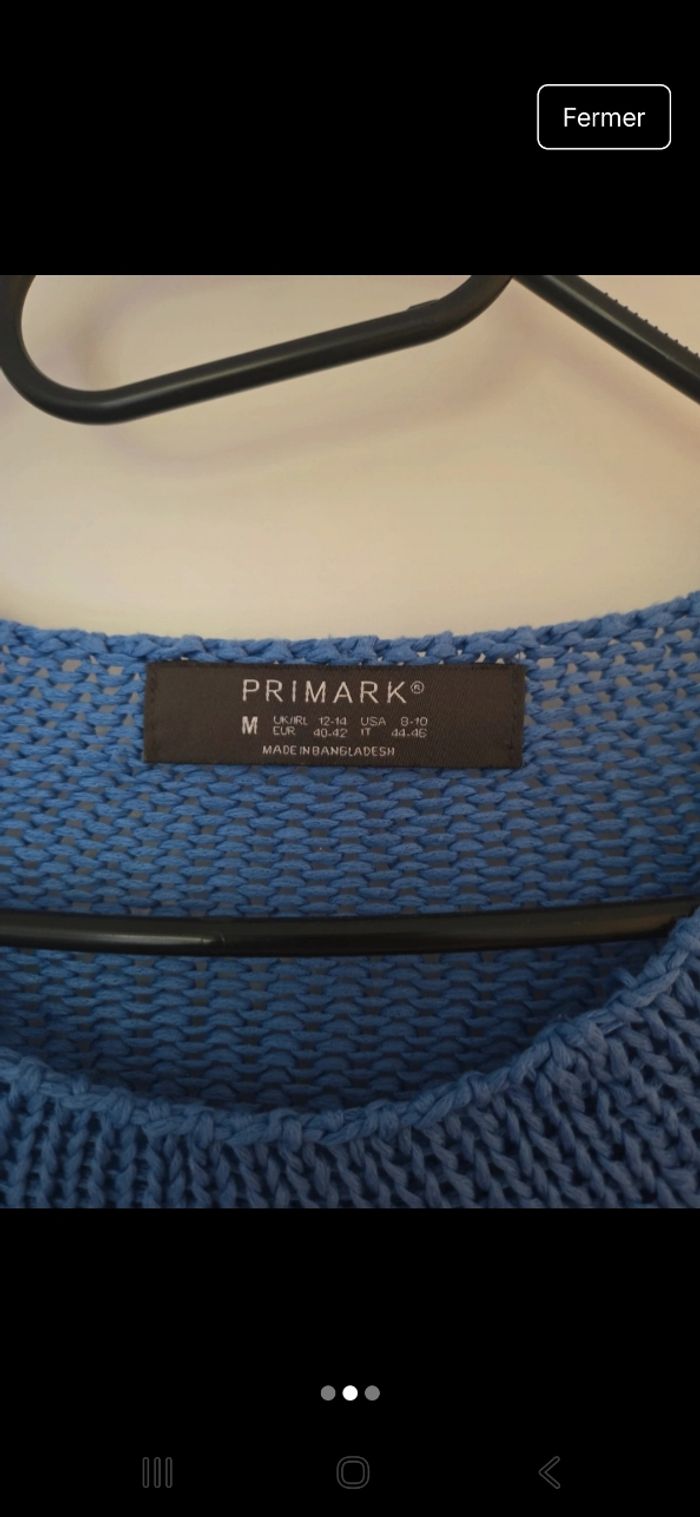 Pull bleu - photo numéro 2